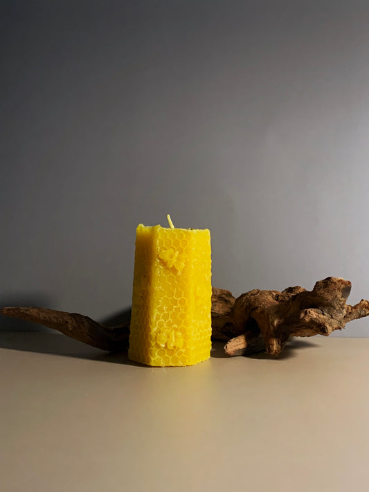 Beeswax Beehive Candle